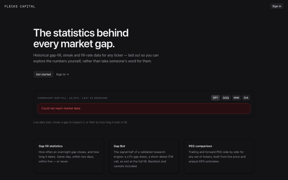 Flecks Capital screenshot